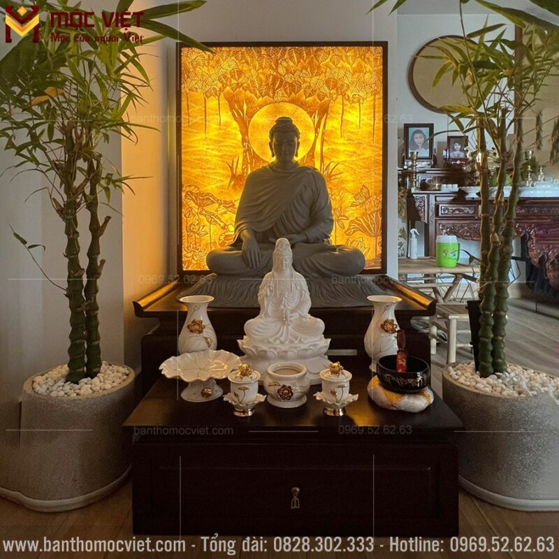 Bố trí không gian ngồi thiền tại gia