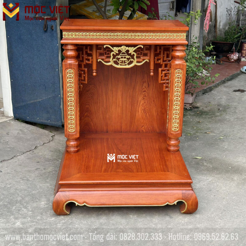 Bàn Thờ ông địa Thần Tài Cao Cấp Gỗ Hương