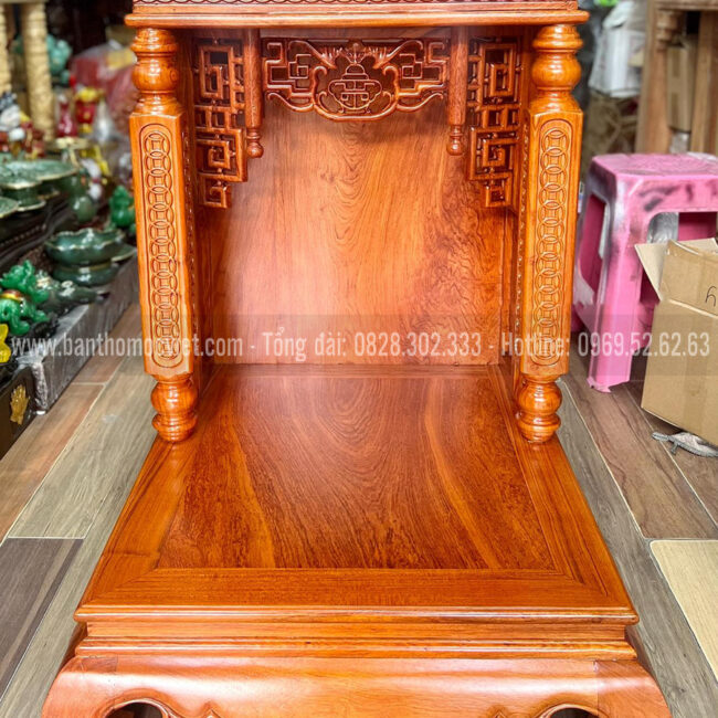 Bàn Thờ Thần Tài Gỗ Hương Hiện đại
