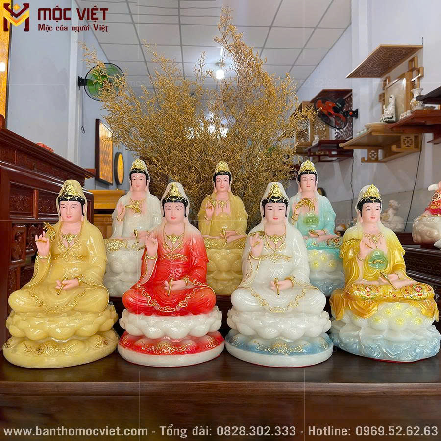 Mẫu tượng phật Quan Âm bằng đá